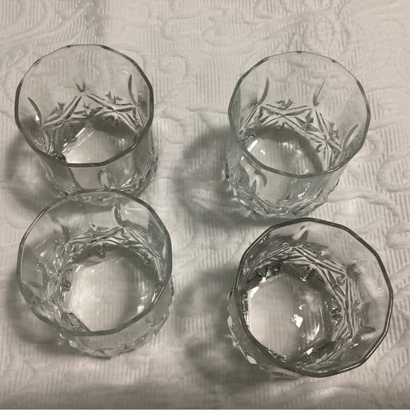 4 Cristal D’ Arques Durand Ashley Double Old Fashioned Whiskey Glasses - Picture 3 of 7